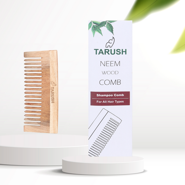 Neem wood Premium Shampoo Comb - Tarush