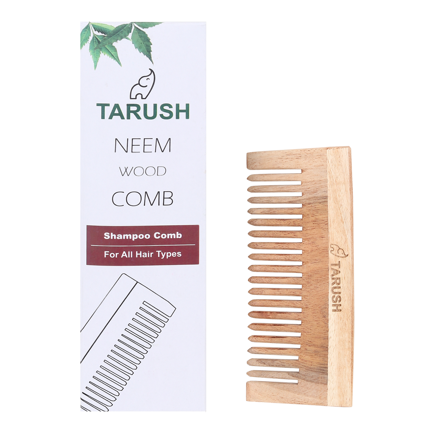 Neem wood Premium Shampoo Comb